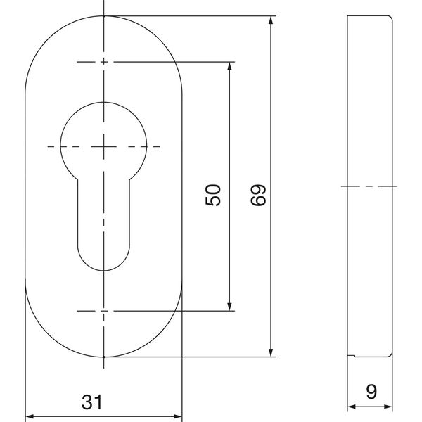 OGRO Ovalrosette PREMIUM 6679