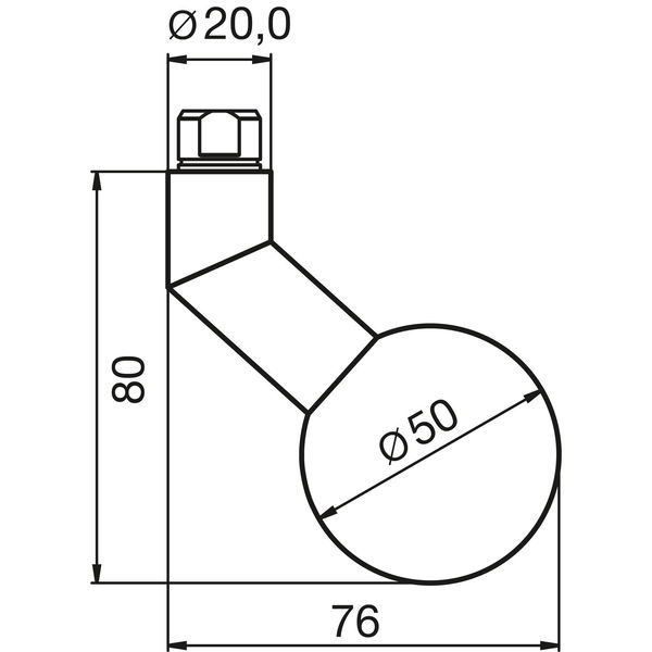 OGRO Knopfdrückerlochteil PREMIUM 8548 V/6621