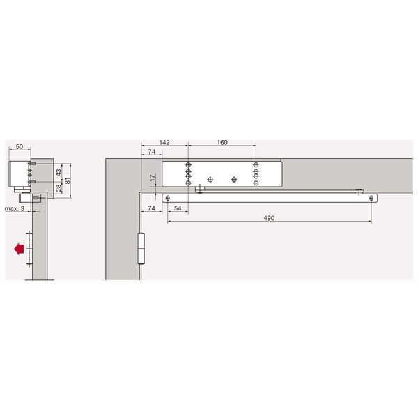 DORMAKABA Türschließer TS 92