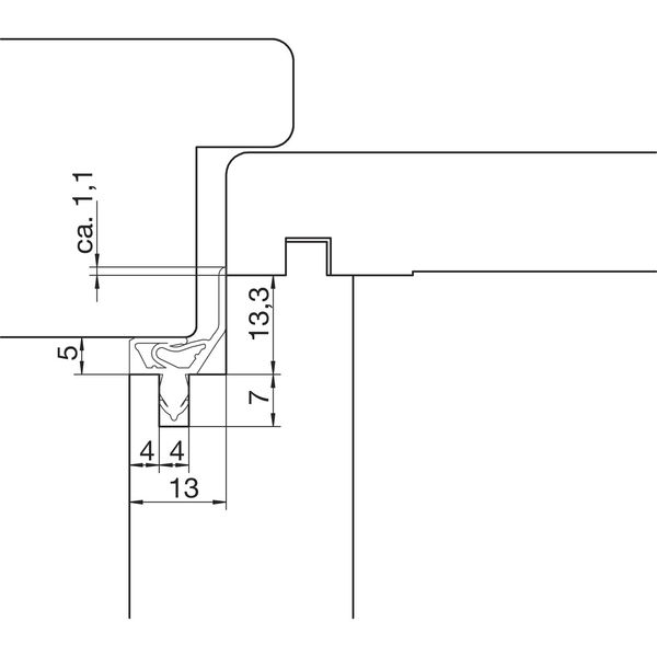 DEVENTER Innentürdichtung SP 8801