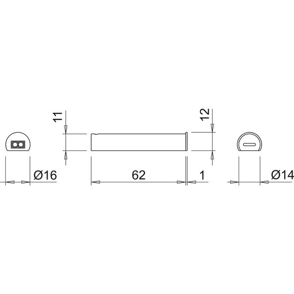 DOMUS LINE LED-Sensorschalter/Türschalter SD 2.0 12/24 V/DC