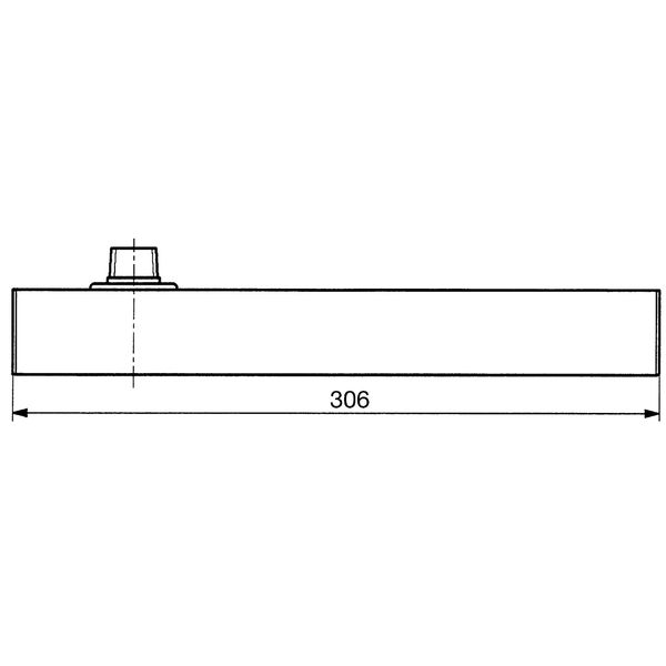 Automatischer Bodentürschließer DORMA BTS 84, EN 3 ohne Feststellung