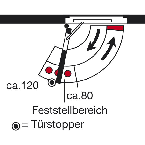 DORMAKABA Gleitschiene G 96 EMF K8/K12