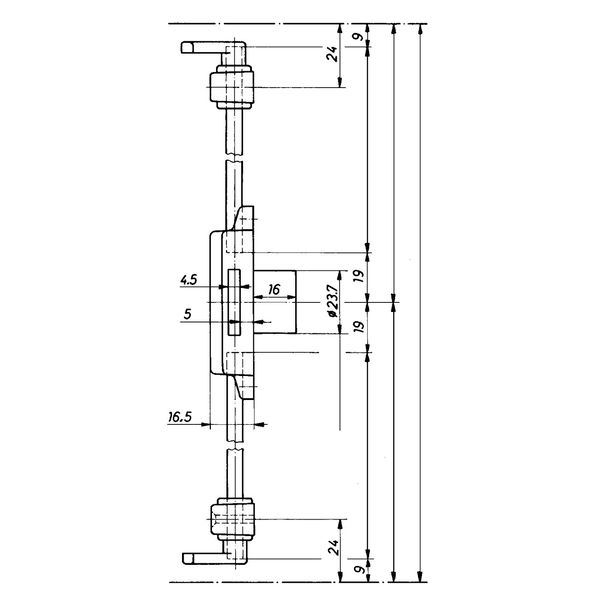 HEKNA Drehstangenschloss 3060 Ultra System 24