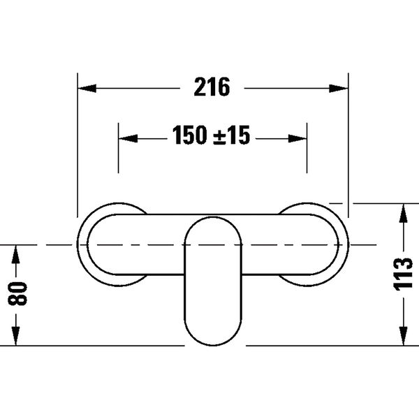 DURAVIT Brausearmatur Wave