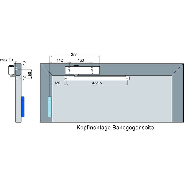 ECO Türschließer Newton TS 41 GSB EN1-4