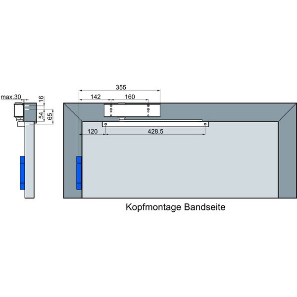 ECO Türschließer Newton TS 41 GSB EN1-4