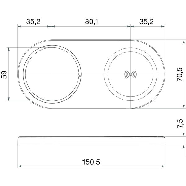 EVOLINE Wireless Charger EVOline One DisQ