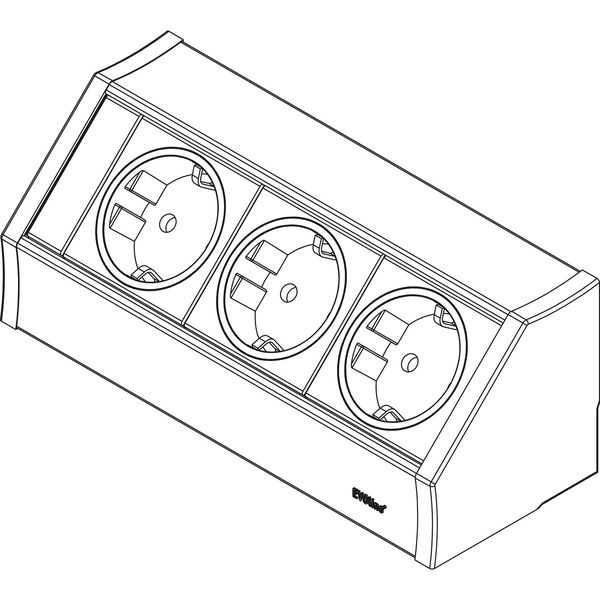 EVOline Steckdosenelement EVOline V-Dock 230 V