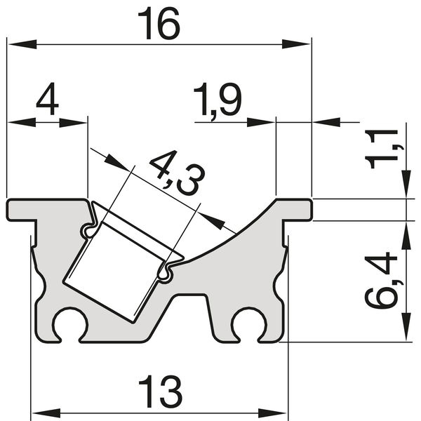 ELEKTRA Einbauleuchte LD 8112 24 V/DC