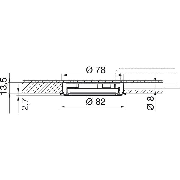 ELEKTRA Einbauleuchte LD 8001B 230 V