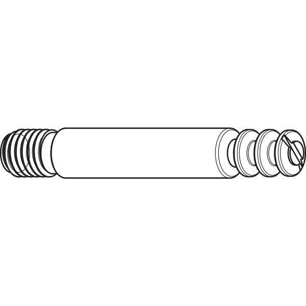 Einfachbolzen für Exzenter-Verbindungsbeschlag ø 35 mm