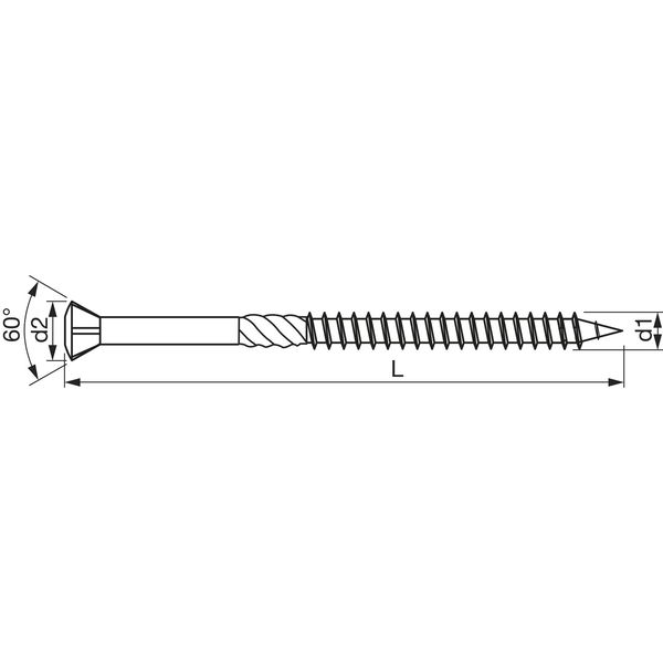 EUROTEC Hapatec Fassadenschraube – Edelstahl C1, schwarz