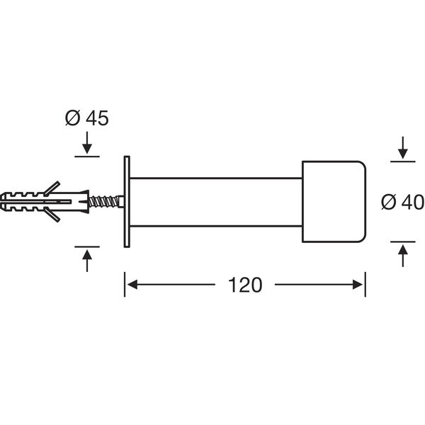 FSB FSB Wandtürpuffer 38 3880 ø 40