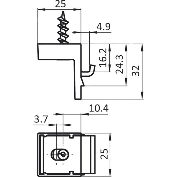 Fath Plattenklemmwinkel Item System zur rechtwinkligen Verbindung von Holzplatten auf einem Aluprofil Rahmen mit Nut 8