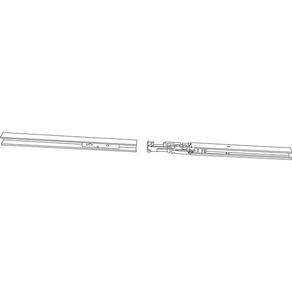 Gleitschiene BOXER E-ISM, silber