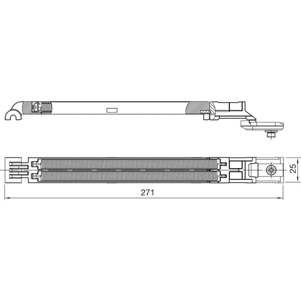 GEZE Nachrüstkit für TS 5000 ECline ISM / ISM-BG, schwarz
