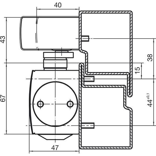 Türschließer TS 5000 E-ISM | Größe EN 2-6 , 2 Flügel | mit Gleitschiene, silber