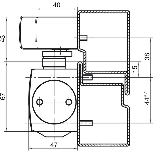 GEZE Türschließer TS 5000 ISM, EN 2-6, 2flg. mit Gleitschiene