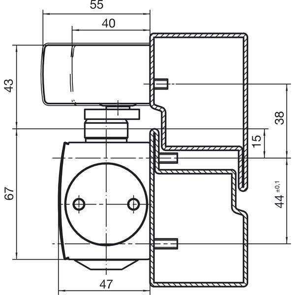 Türschließer TS 5000 R-ISM | Größe EN 2-6 , 2 Flügel | mit Gleitschiene und Rauchmeldezentrale, silber