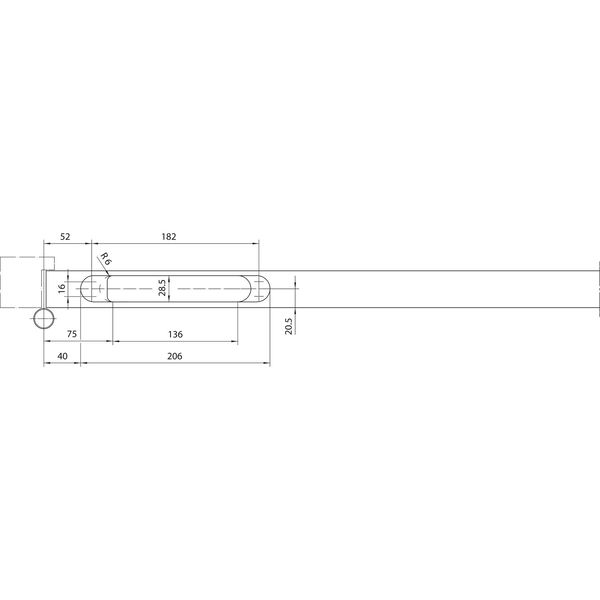 Türdämpfung ActiveStop integriert, Flügelbreite 1100 mm, universal, silber