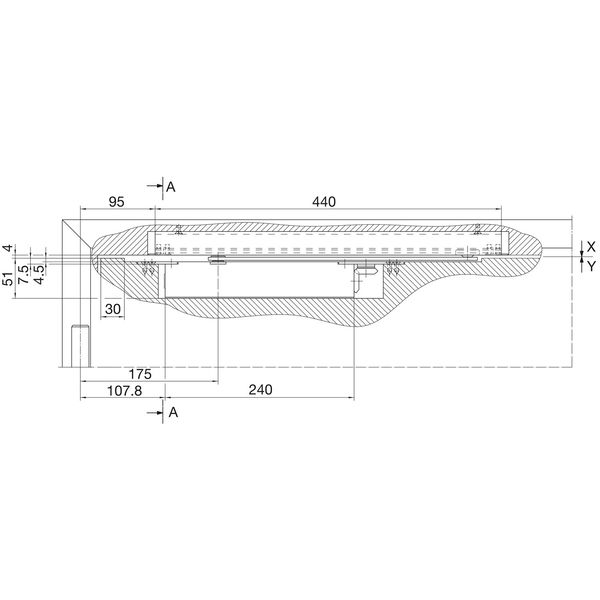 Türschließer integriert BOXER 2V, EN 2-4, Standard, silberfärbig