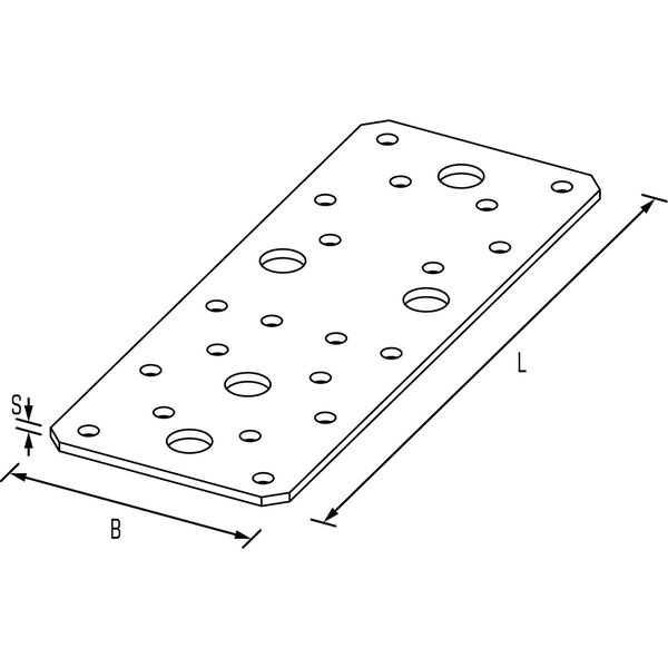 GH Flachverbinder leicht 3.0x40x175