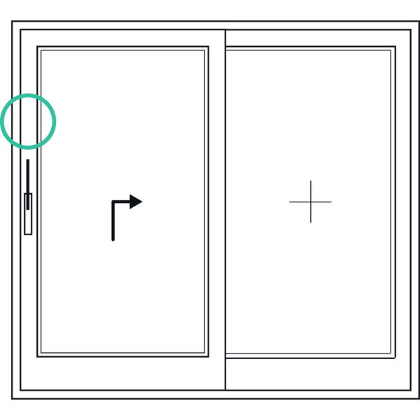 GU HS Verschlussüberwachung Schema A innovativer Türbeschlag für Fenster- und Türsysteme – mit praktischem 4m langen Kabel