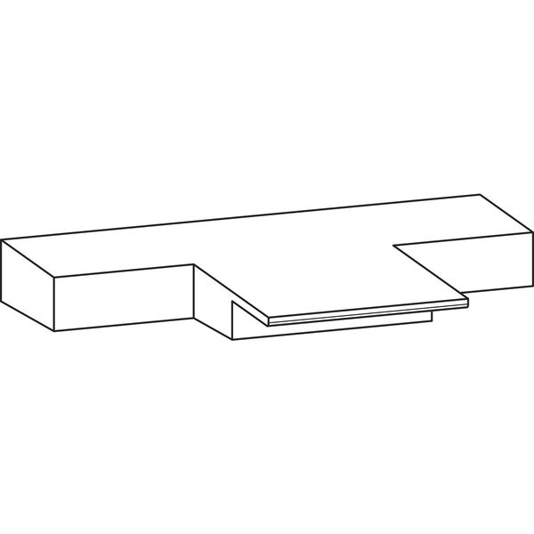 GU GU Thermostep/Timberstep Dichtplatte für Mittelstoß unten