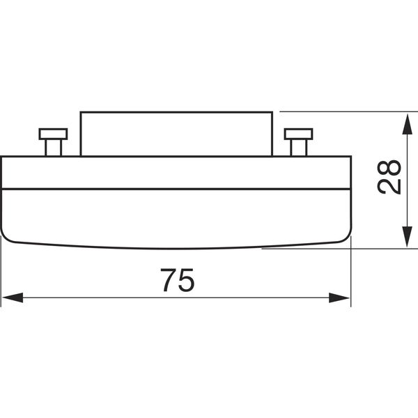 ELEKTRA LED HV-Leuchtmittel Flächen-LED Bianco GX53 230 V