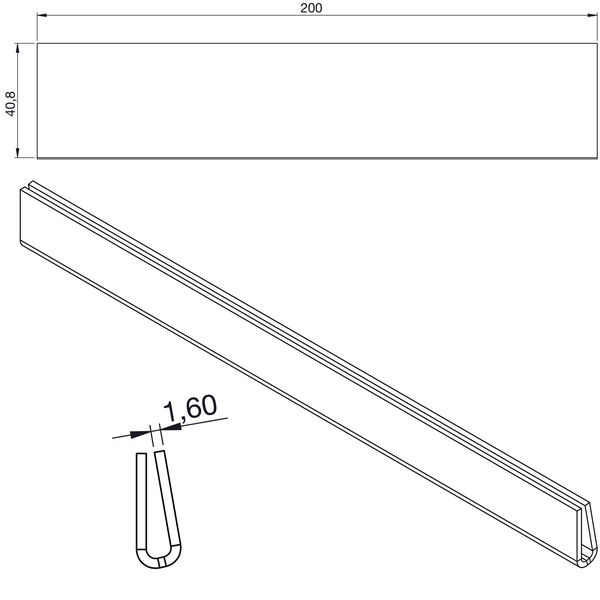 FURNIPART Griffleiste Bench