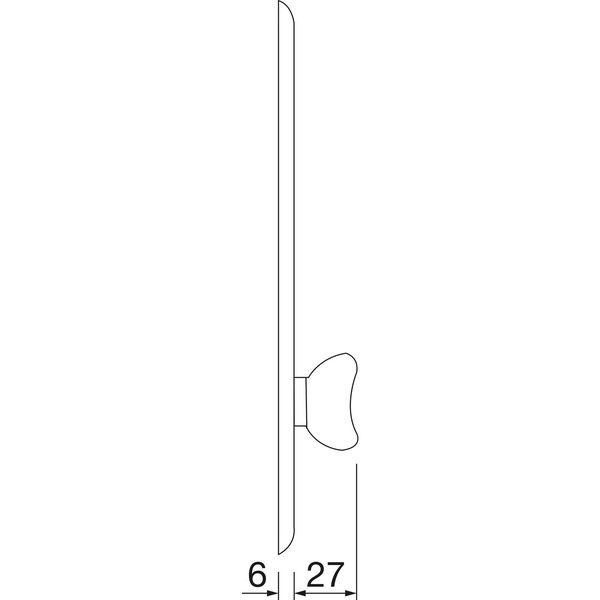 GRUNDMANN Drückergarnitur WG 500 ELEGANT auf Langschild