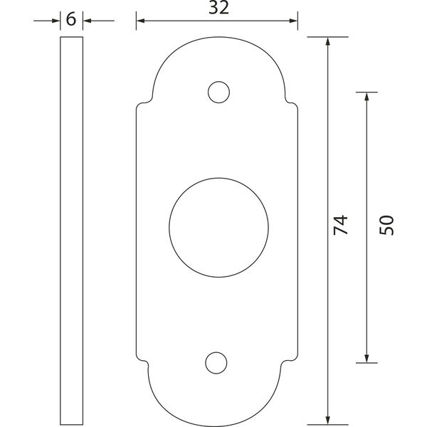 GRUNDMANN Ovalrosetten WG