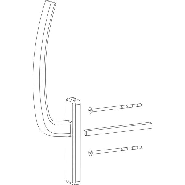 HAUTAU ATRIUM HS Griff innen mit Vierkantstift