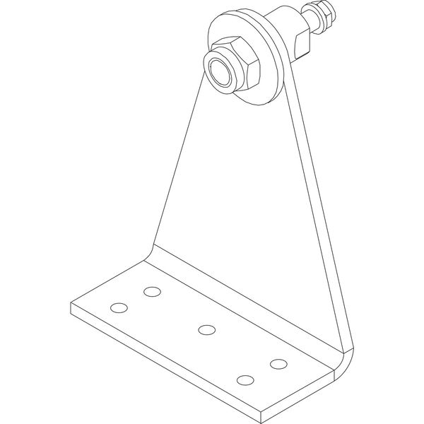 HAUTAU Winkelkonsole WK3 zu Spindelantrieb, Aluminium silber eloxiert