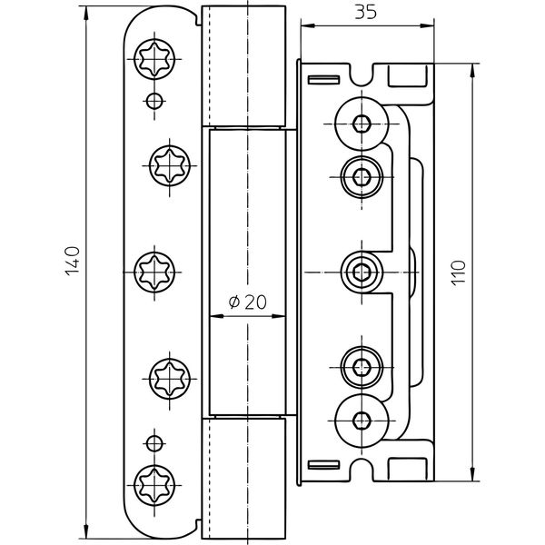 SIMONSWERK Haustürband-System BAKA Protect 4030 3D FD