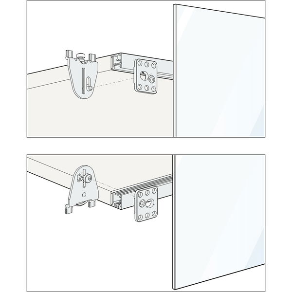 HAWA Regal – B H(SP) FS Beschlägegarnitur 1200 x 2000, 1 türig