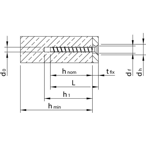 HECO-Multi-Monti MMS-plus – KS Kabelschellenschraube 5×40 Stahl verzinkt-blau