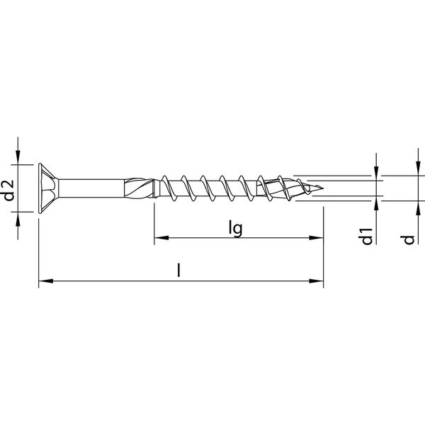 HECO Topix plus Holzbauschraube SNK Torx TG – Edelstahl A2