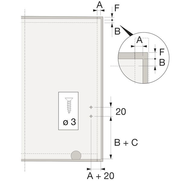 HETTICH Klappenhalter KH