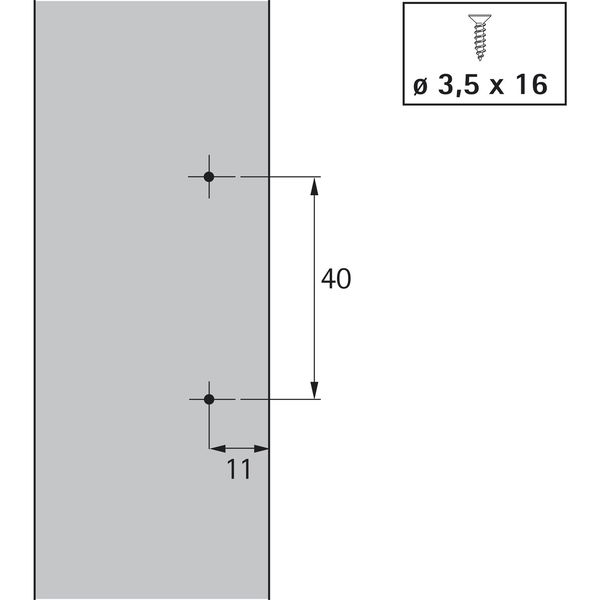 HETTICH Optimat Frontrahmenscharnier Plus 4 FM, ÖW 110°