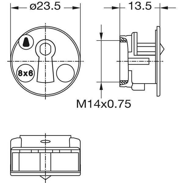 JUNIE Schließeinsatz Bart 7605/7607 ASS