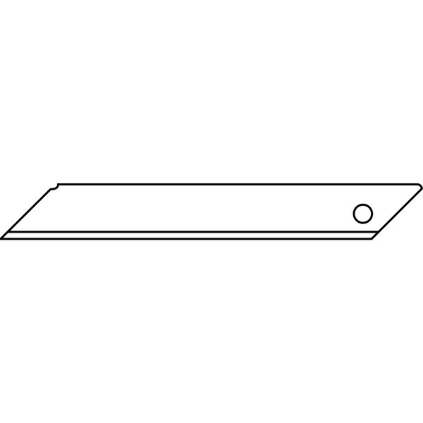 KDS Ersatzklingenbox Evolution ohne Abbrechsystem mit 18 mm ( 10 Stück )