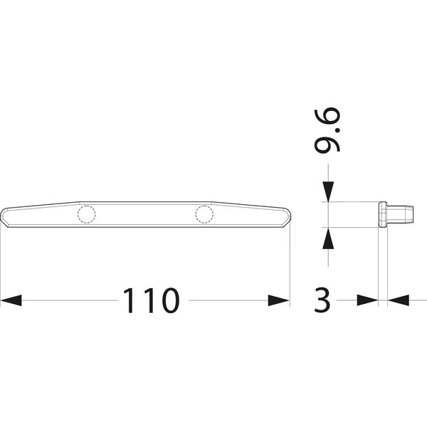 LAMP® Endkappe zu Verbindungstangen LIN-X 600