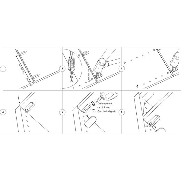 Lamello Cabineo X – Einschraubhilfe passend zu Cabineo Sechskant Bit 1/4, GL 80mm, Kunststoff