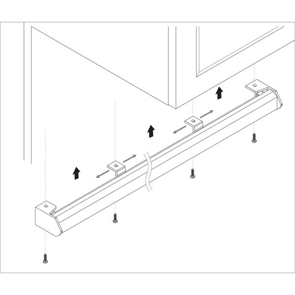 DOMUS LINE Unterbauleuchte Velit D-Motion schwarz