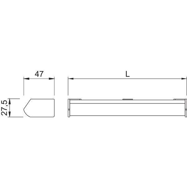 DOMUS LINE Unterbauleuchte Velit D-Motion schwarz