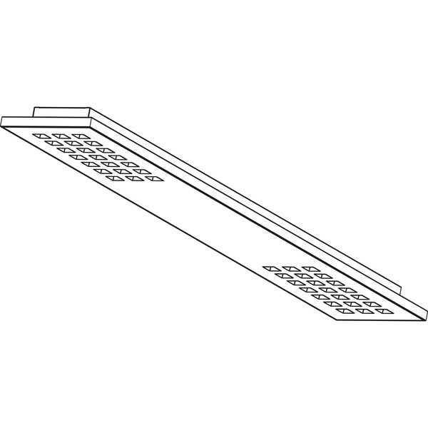 Wipo Led Deckenleuchte iLand – Deckenlampe mit direkter und indirekter Beleuchtung 2700K warmweiß – 6500K kaltweiß, Metall/Glas schwarz 230V