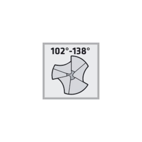 MAYKESTAG Kegelsenker-Satz DIN335C Z=3 HSS Co5 ALUNIT ungleiche Schneide 4tlg.