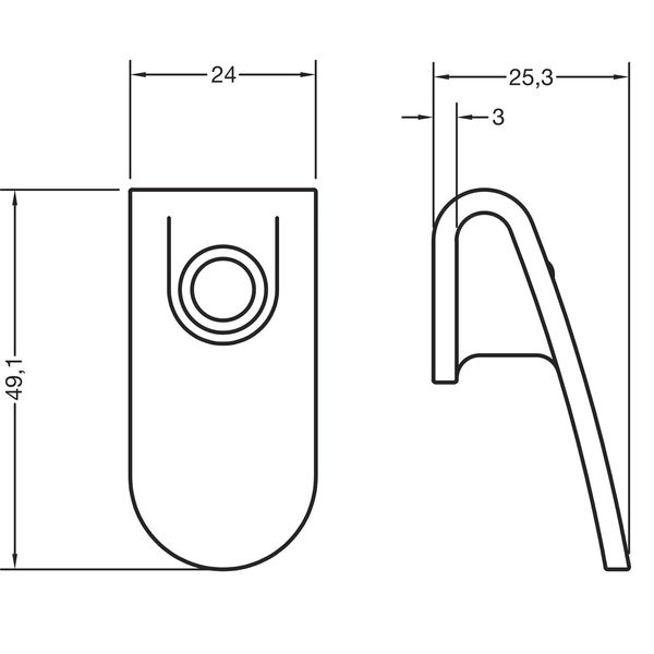 Möbelknopf Flexo